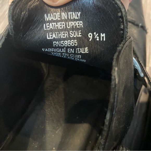 BROLETTO Leather Dino Double Monk Strap Shoe Black Made In Italy Size 9.5 main image 4